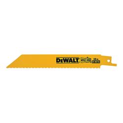DeWALT DW4806 Reciprocating Saw Blade, 3/4 in W, 6 in L, 10 TPI 