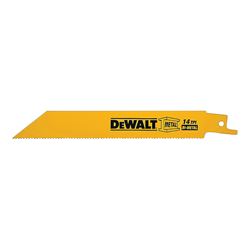 DeWALT DW4807 Reciprocating Saw Blade, 4 in L, 14 TPI 