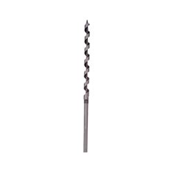 Irwin 49905 Power Drill Auger Bit, 5/16 in Dia, 7-1/2 in OAL, Solid Center Flute, 1-Flute, 7/32 in Dia Shank, Hex Shank 