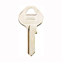 Hy-Ko 11010M11 Key Blank, Brass, Nickel, For: Master Locks and Padlocks, Pack of 10 