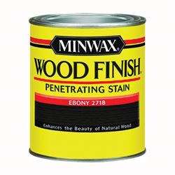 Minwax 227184444 Wood Stain, Ebony, Liquid, 0.5 pt, Can 