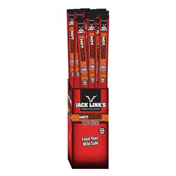 Jack Links 88263 Snack, Stick, Hot, Spicy, 1.5 oz, Pack of 24 