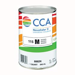CCA NovoColor II Series 076.008882N.005 Universal Colorant, Magenta, Liquid, 1 qt 