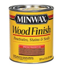 Minwax Wood Finish Transparent Oil-Based Wood Stain Special Walnut 1 qt. 
