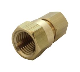 JMF 1/2 in. FPT Dia. x 1/2 in. FPT Dia. Brass Lead-Free Compression Fitting 