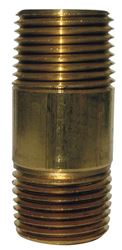 JMF 4-1/2 in. 1 MPT To MPT 1 in. Dia. Brass Pipe Nipple 