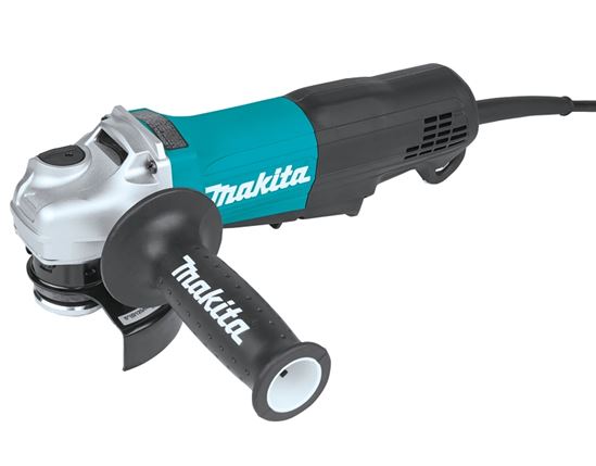 Makita GA5053R Angle Grinder with Non-Removable Guard, 11 A, 5/8 in Spindle, 5 in Dia Wheel, 11,000 rpm Speed