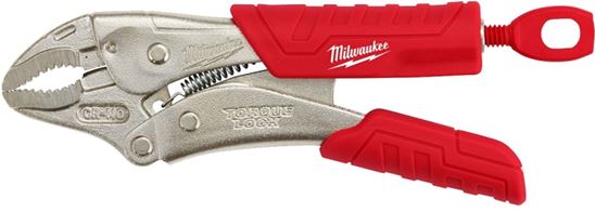 Milwaukee Torque Lock 48-22-3405 Locking Plier, 5 in OAL, Black/Red/Silver Handle, Comfort-Grip, Overmold Handle