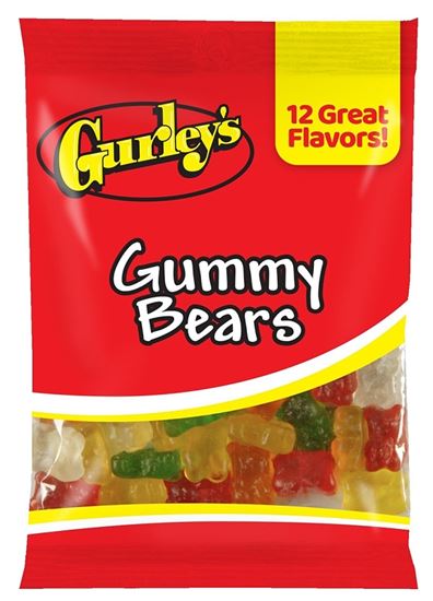 Gurley's 743780 Candy, Gummy, Gummy Bears Flavor, 5.75 oz  12 Pack