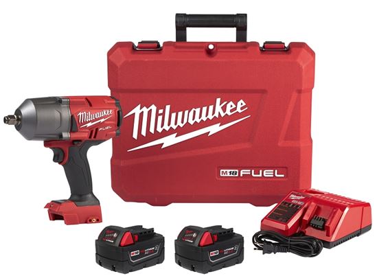 Milwaukee M18 FUEL Series 2767-22R Impact Wrench Kit, Battery Included, 18 V, 5 Ah, 1/2 in Drive, Square Drive