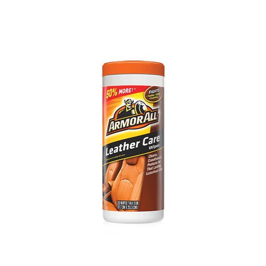 Armor All 18581C Leather Wipes, 8.44 in L, 3.31 in W, Mild