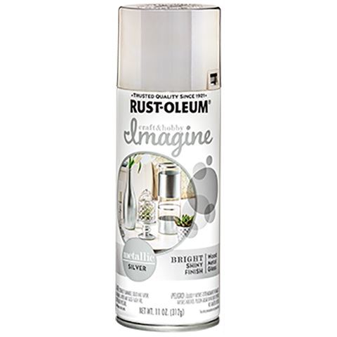 Buy Rust-Oleum Imagine 7606387 Craft Spray Paint, Metallic, Silver