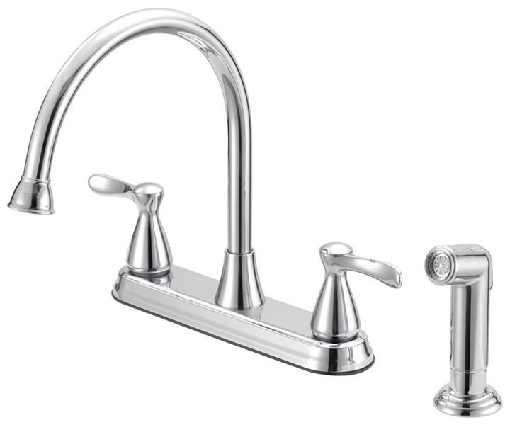Boston Harbor Traditional Kitchen Faucet With Matching Side Spray
