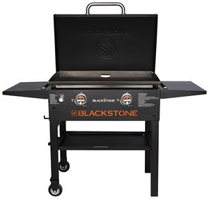 Blackstone 2287 Griddle with Hood, 24,000 Btu, Propane, 2-Burner, 524 sq-in Primary Cooking Surface