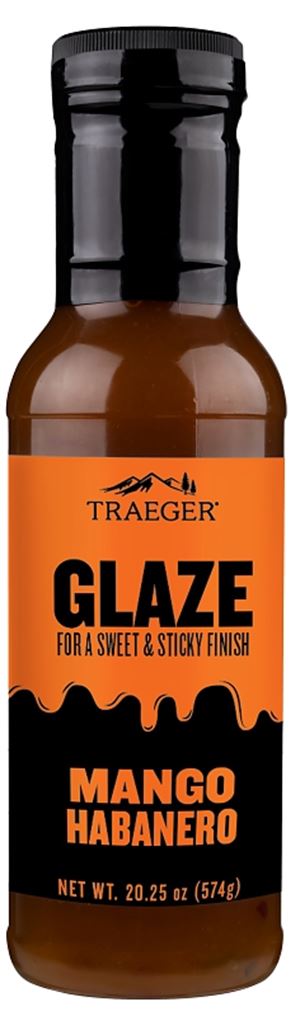 Traeger GLZ002 Barbeque Glaze, Mango Habanero Flavor, 12 oz Bottle, Pack of 6
