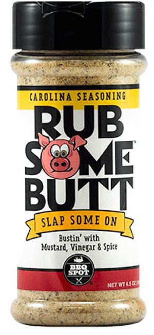 BBQ Spot OW85120 Butt Carolina BBQ Rub, Mustard, 6.5 oz