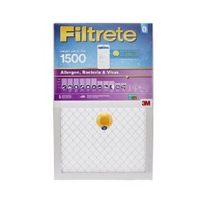 Filtrete S-2001-4 Air Filter, 25 in L, 16 in W, 12 MERV, 1500 MPR, Pack of 4