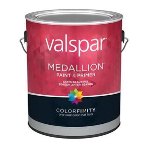 Valspar Medallion 4300 027.0004302.007 Latex Paint, Semi-Gloss, 1 gal Package, Pack of 4