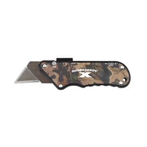 Stanley® 10-299 Utility Knife With Hang-Hole, 2-7/16 in L, 5-1/2 in OAL,  Contoured Handle, Steel Blade