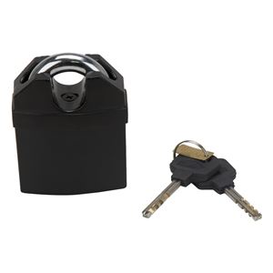 Master Lock Magnum Series Padlock, Keyed Different Key, Shrouded Shackle,  716 in Dia Shackle, 318 in W Body M50XKAD