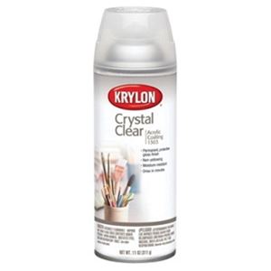 Krylon K01303007 Spray Paint, Gloss, Crystal Clear, 11 oz, Can