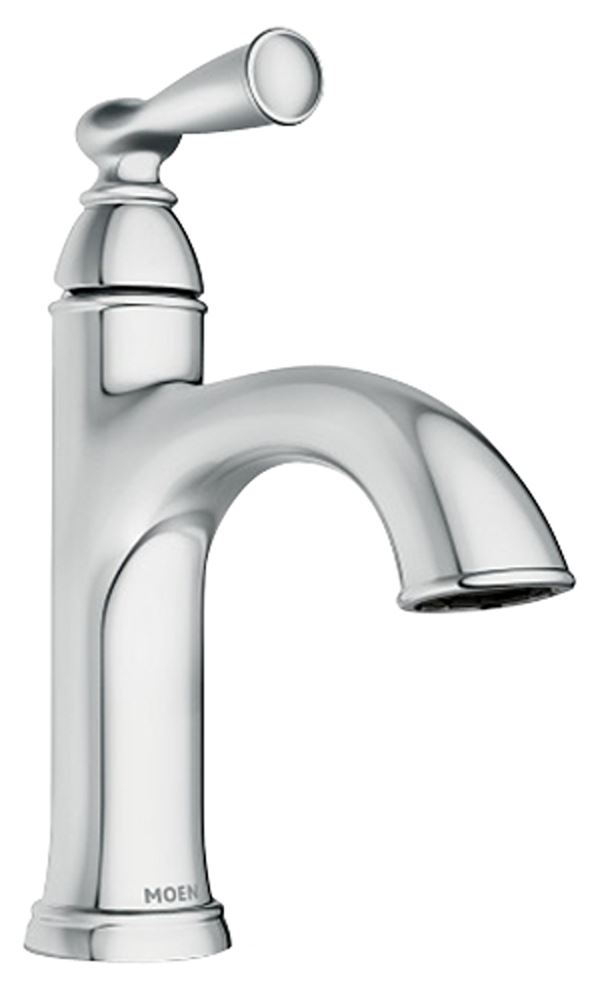 Moen Banbury Series 84945 Bathroom Faucet, 1.2 gpm, 1-Faucet Handle, Zinc, Chrome, 4 in Faucet Centers, Lever Handle