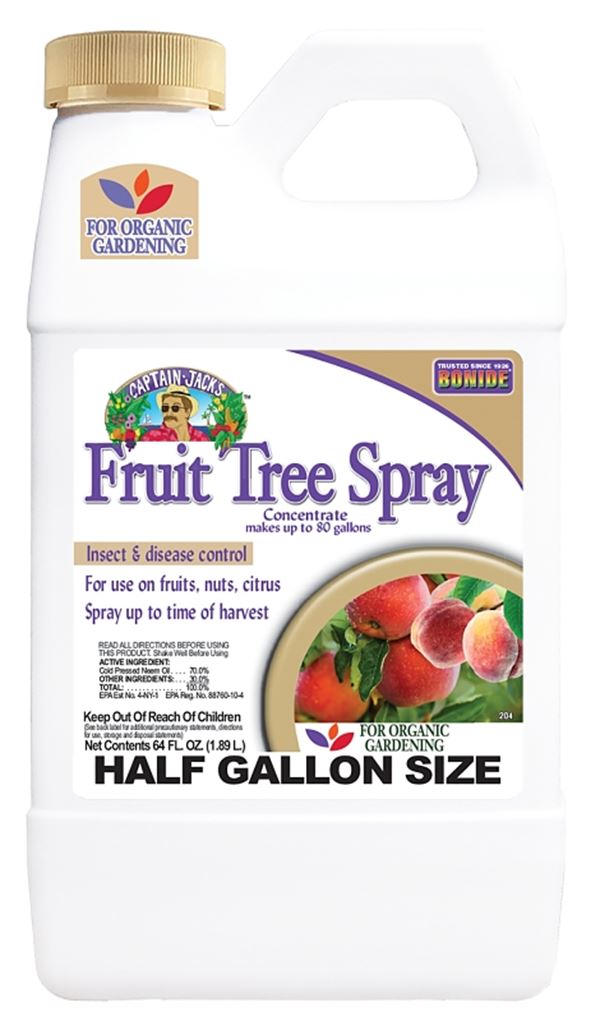 Bonide Captain Jack's 2004 Concentrated Fruit Tree Insecticide, Liquid, Spray Application, Home, Home Garden, 0.5 gal  6 Pack