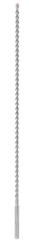 Bosch Speed-X HC5033 Rotary Hammer Drill Bit, 3/4 in Dia, 36 in OAL, 2-Flute, 45/64 in Dia Shank, SDS Max Shank