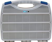 Vulcan Storage Box With Divider, 15 In L X 12 In W X 2-3/8 In H 