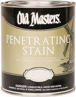 Old Masters 41404 Traditional Penetrating Stain, 1 qt Can, 500 sq-ft/gal, 414 Pickling White 