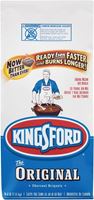 Kingsford 30451 Original Charcoal Briquet, 15.4 lb Bag, Black Solid 