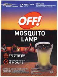 SC Johnson 76087 Mosquito Repellent Lamp, Liquid, 100 sq-ft 