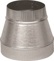 Imperial GV0816 Short Duct Reducer, 6 in L, 28 Gauge, Galvanized Steel 