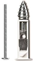 Cobra Anchors 360R Driller Toggle Bolt, 1/8 in x 2 in, Zinc, Chrome/Zinc Plated 