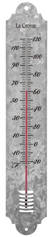 La Crosse 204-1550 Thermometer, Analog, -20 to 120 deg F
