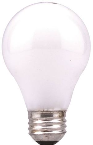 Sylvania 10562 Incandescent Bulb, 25 W, A19 Lamp, Medium Lamp Base, 160 Lumens, 2850 K Color Temp, Soft White Light, Pack of 12