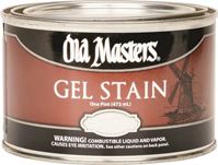 Old Masters 80108 Oil Based Gel Stain, 1 pt Can, 1000 - 1200 sq-ft/gal, 801 Natural 