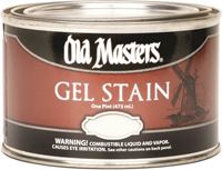 Old Masters 81208 Oil Based Gel Stain, 1 pt Can, 1000 - 1200 sq-ft/gal, 812 Maple 