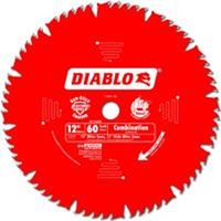 Diablo D1260X Combination Circular Saw Blade, 12 in Dia x 0.071 in T, 60 Teeth, 1 in Arbor 