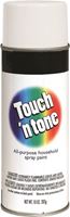Rustoleum Touch N Tone Topcoat Spray Paint, 10 oz Aerosol Can, White, Flat 