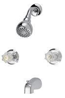 Boston Harbor Tub and Shower Faucet, Fixed Mount Showerhead, 1.75 GPM Showerhead, 1 Spray Settings 