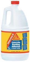 Sika Latex 187782/C132390 Concrete Bonding Adhesive and Acrylic Fortifier, 1 gal, Bottle, Milky White, Liquid 