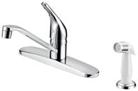 Boston Harbor Kitchen Faucet, 1.75 Gpm At 60 Psi, 8 In Center Distance, 1 Durable Metal Lever Handle, 39636 In 