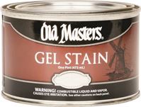 Old Masters 80208 Gel Stain, 1 pt, 1200 sq-ft/gal, Golden Oak 