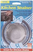 Whedon DP20C Sink Strainer With Chrome Ring, Stainless Steel 