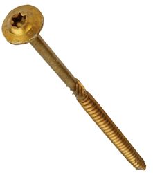 GRK Fasteners RSS Series 10287 Rugged Structural Screw, 3/8 in Thread, 8 in L, Washer Head, Star Drive, Steel 