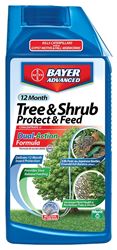 BioAdvanced 701810A Concentrated Tree and Shrub Protect and Feed II, Liquid, Green, 32 oz Bottle 