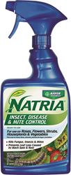 NATRIA 707100D RTU Insecticide, Liquid, Spray Application, Flowers, Houseplants, Roses, Shrubs, Vegetables, 24 oz 