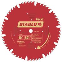 Diablo D1050X Combination Circular Saw Blade, 10 in Dia x 0.071 in T, 50 Teeth, 5/8 in Arbor 