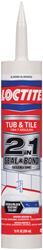 Loctite Paintable Tub and Tile Adhesive Caulk, 10 oz, Plastic Cartridge, Acetate, 48 deg C, 6.5 - 7.5 pH, 72 g/L VOC 